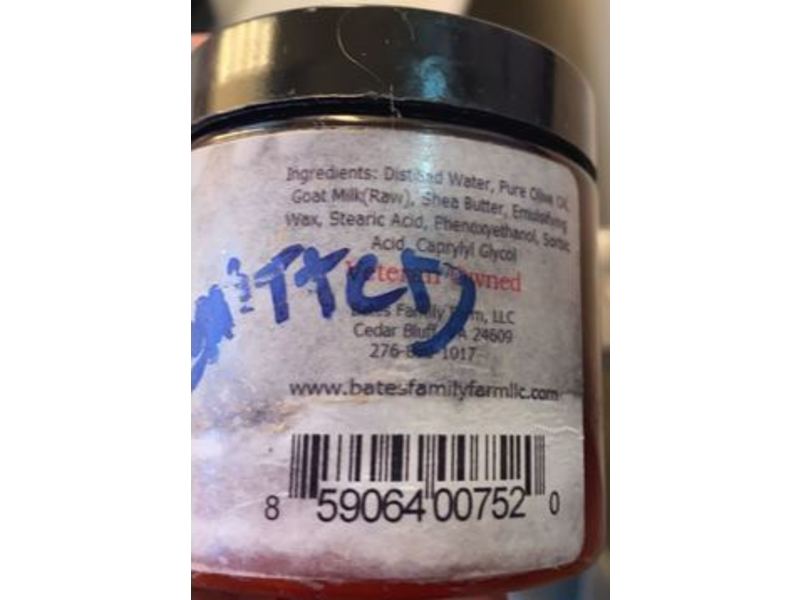 Bates Family Farm Goat Milk Body Budder, Unscented, 4 oz