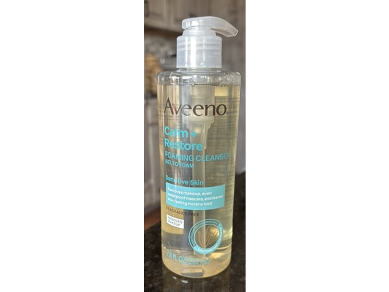 Aveeno Calm + Restore Foaming Cleanser, 7.8 fl oz/232 mL