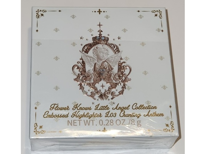 Flower Knows Little Angel Embossed Highlighter, 103 Chanting Anthem, 0.28 oz/8 g