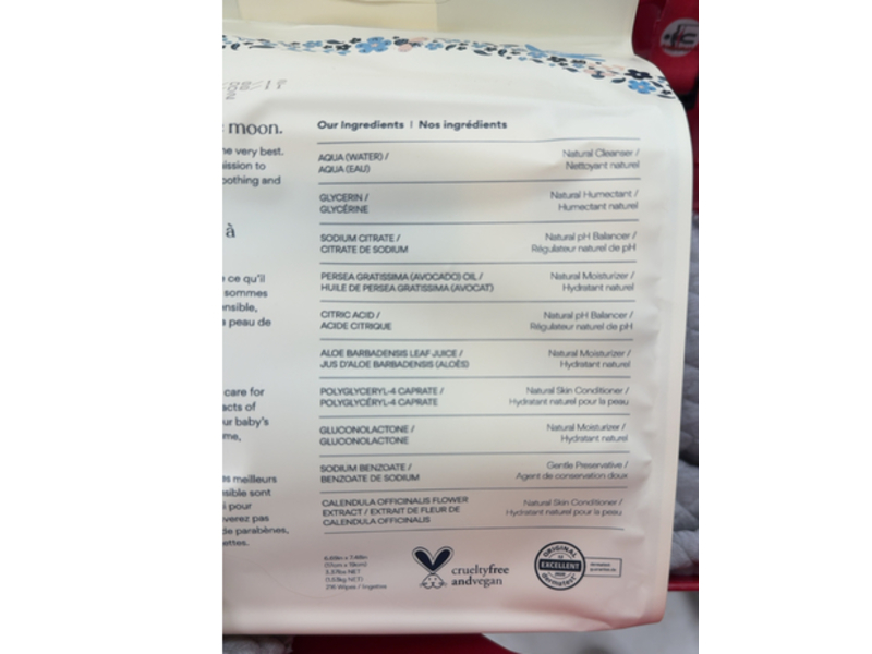 Millie Moon Sensitive Wipes, 648 Count