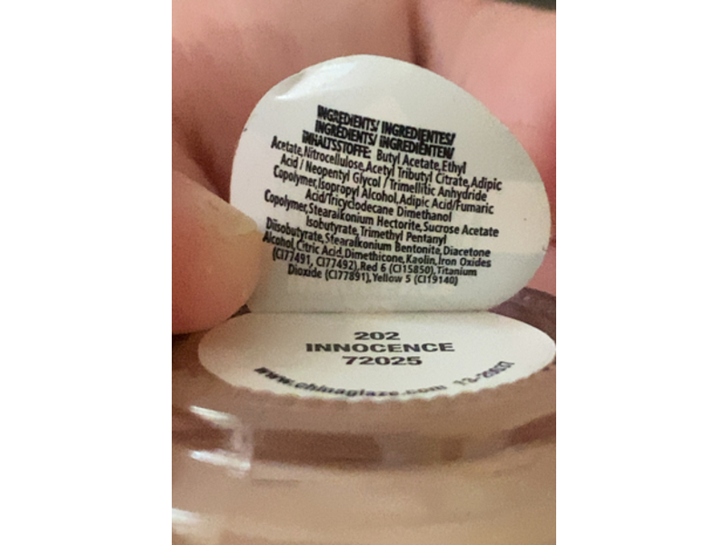 China Glaze Nail Polish, Innocence 202, 0.5 fl oz/14 mL