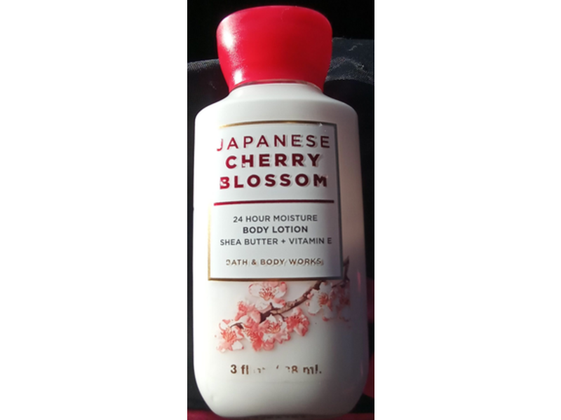 Bath & Body Works Body Lotion, Japanese Cherry Blossom, Shea Butter + Vitamin E, 3 fl oz/88 mL