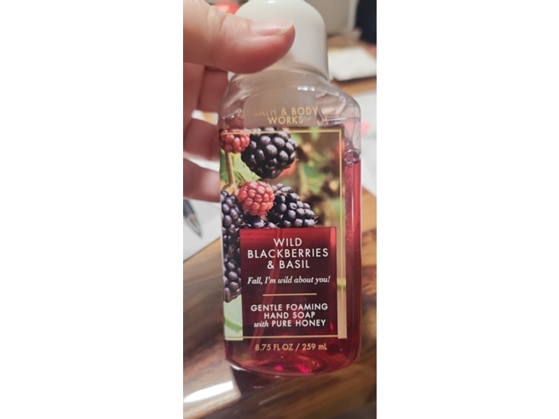 Bath & Body Works Gentle Foaming Hand Soap, Wild Blackberries, 8.75 fl oz/259 mL