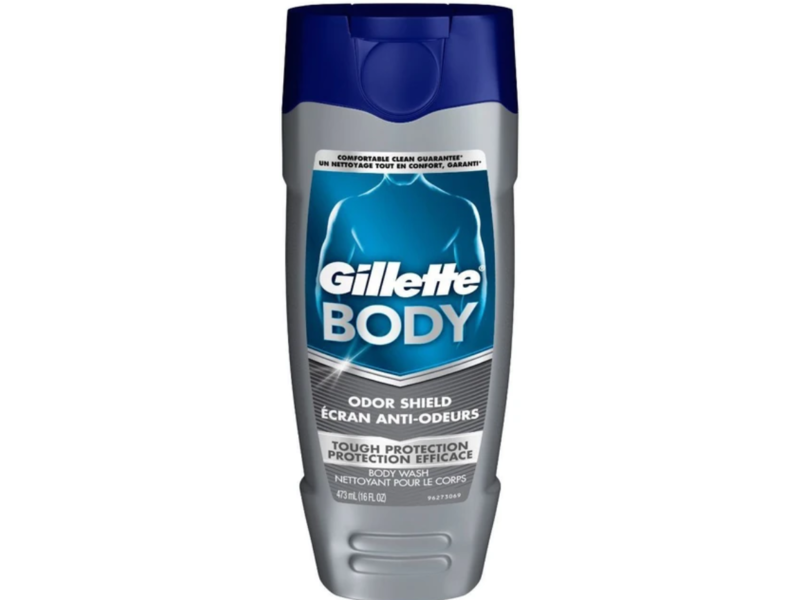 Gillette Body Odor Shield Body Wash, 16 fl oz/473 mL
