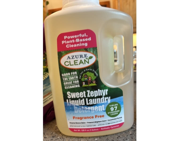 Azure Clean Sweet Zephyr Liquid Laundry, 97 Loads, 128 fl oz