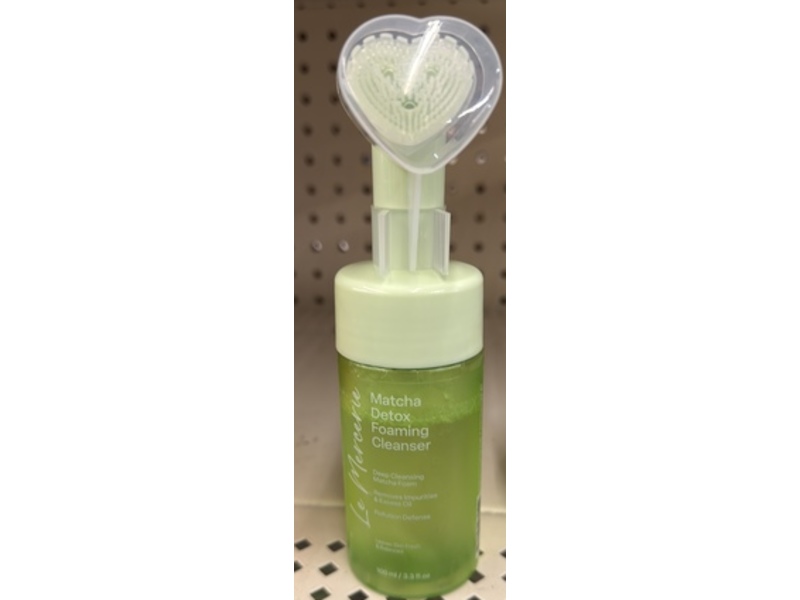 Le Mercerie Matcha Detox Foaming Cleanser, 3.3 fl oz/100 mL