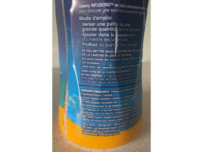 Downy Radiant In - Wash Scent Booster, Pineapple & Coconut Grove, 37.5 oz/1.06 kg