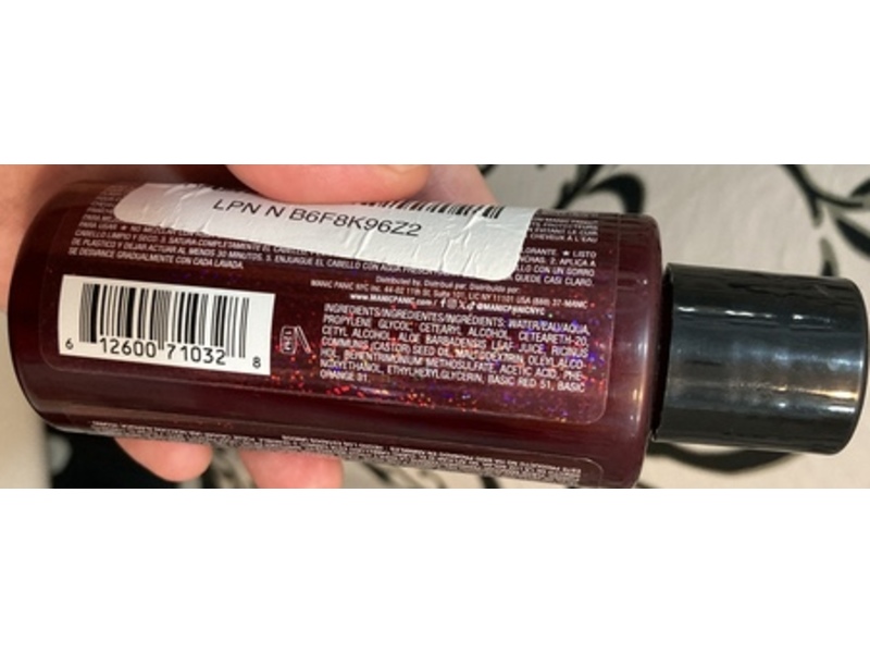 Manic Panic Amplified Semi-Permanent Hair Color, Vampire Red, 4 fl oz/118 mL