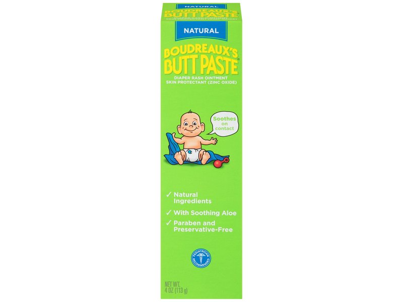 Boudreaux's Butt Paste Diaper Rash Ointment, 4 oz (113 g)