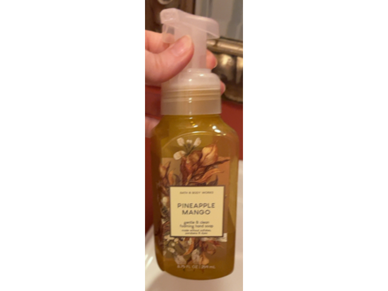 Bath & Body Works Gentle & Clean Foaming Hand Soap, Pineapple Mango, 8.75 fl oz/259 mL