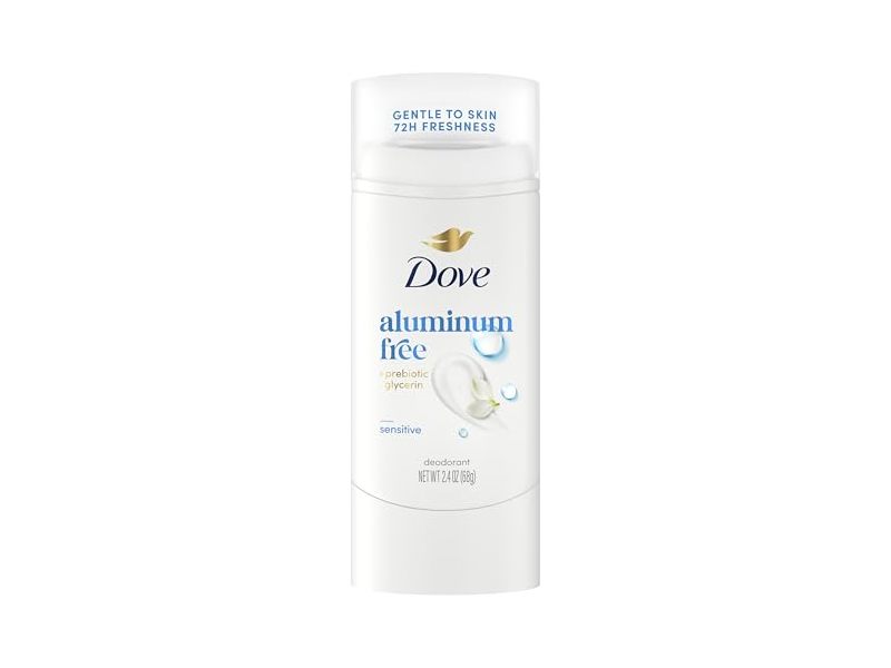 Dove Sensitive Deodorant Stick, Prebiotic Glycerin, 2.4 oz/68 g