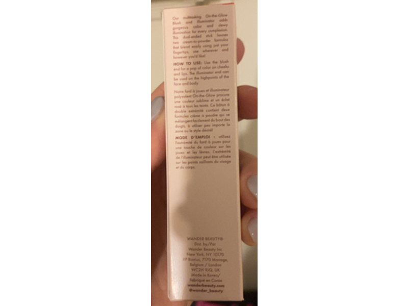 Wander Beauty On-The-Glow Blush & Illuminator, Coral Rose/Nude Glow, 0.19 oz/5.5 g + 0.21 oz/6 g