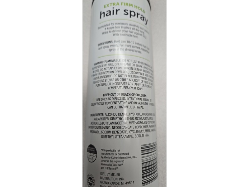 Meijer Extra Firm Hold Hair Spray, 11 oz/311 g