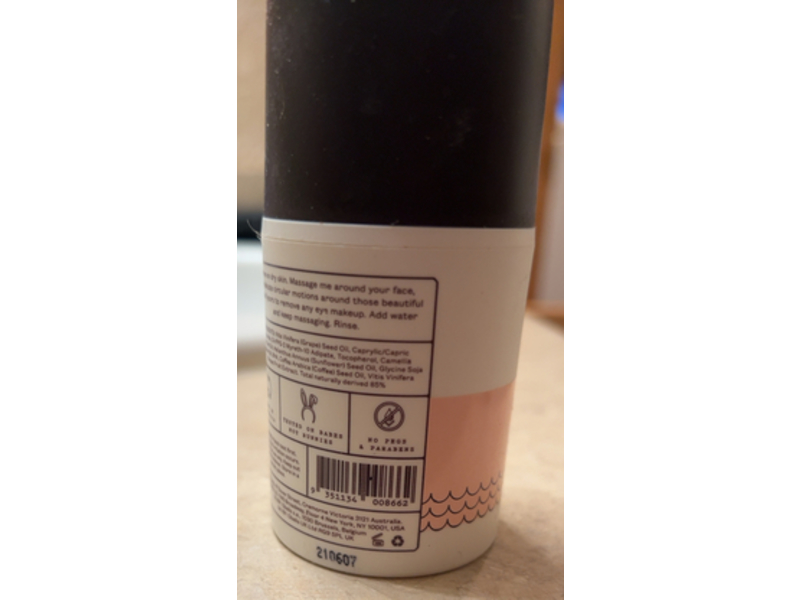 Frank Body Gentle Cleansing Oil, 1.69 fl oz/50 mL