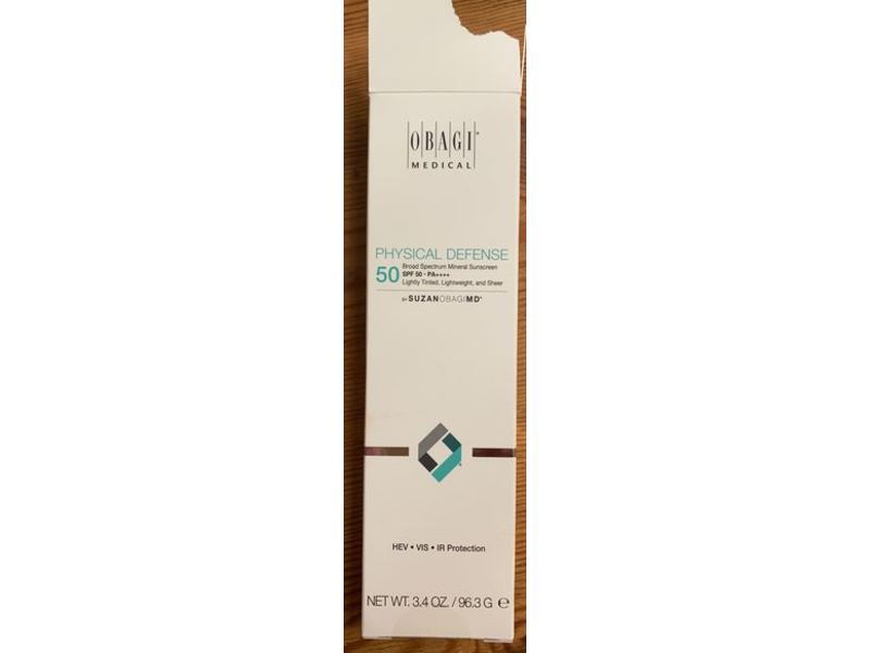 Obagi Medical Physical Defence Mineral Sunscreen Lotion, SPF 50 PA++++, 3.4 oz/100 g