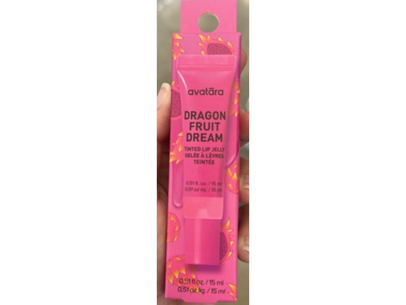 Avatara Tinted Lip Jelly, Dragon Fruit Dream, 0.51 fl oz/15 mL.