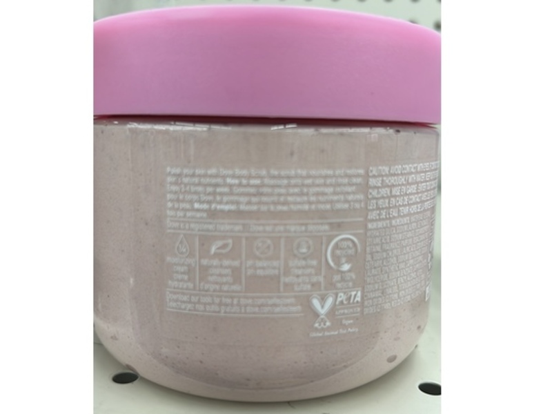 Dove Body Scrub, Himalayan Salt & Rose Oil, 15 oz