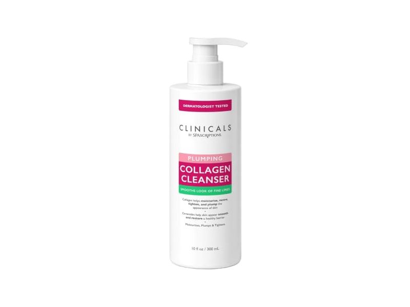 SpaScriptions Clinicals Cleanser, Plumping Collagen, 10 oz/300 mL