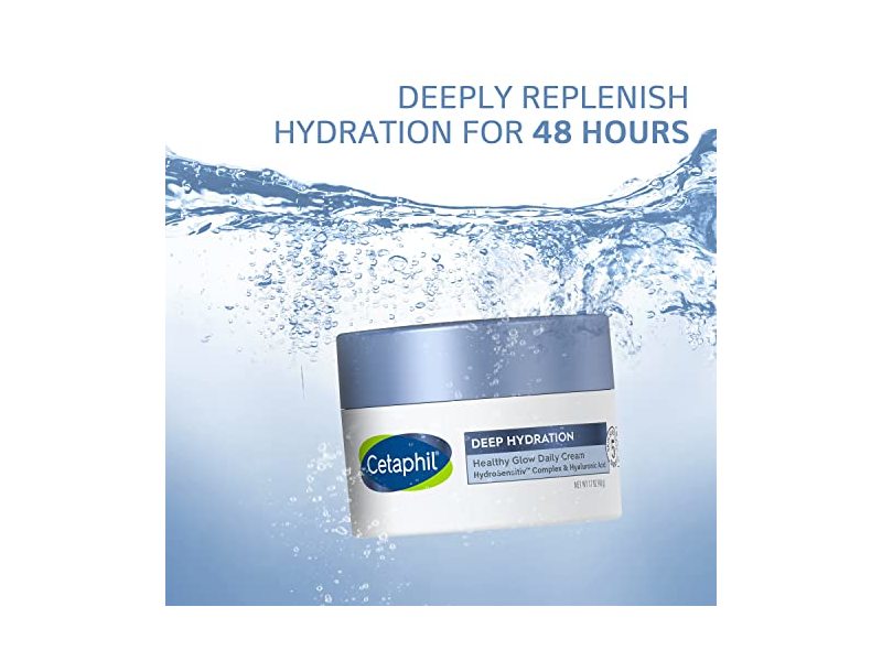 Cetaphil Deep Hydration Healthy Glow Daily Cream, 1.7 fl oz/4 g