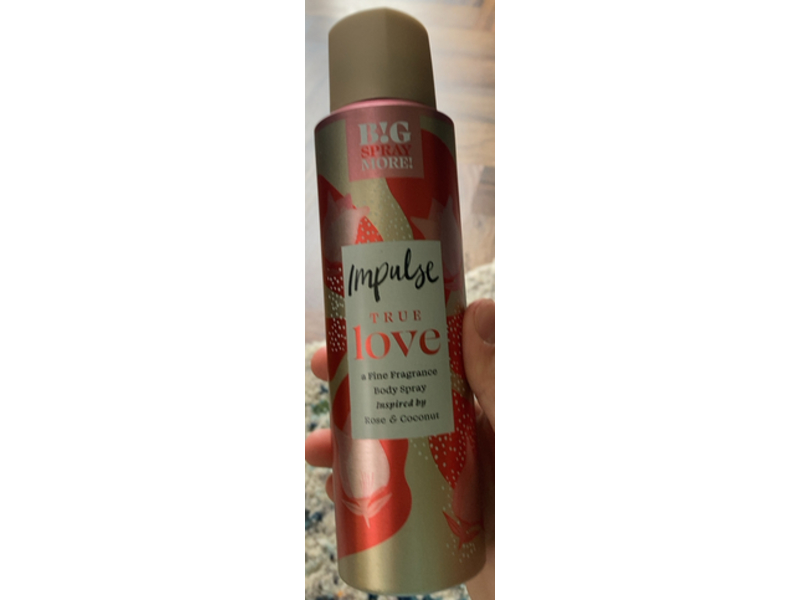 Impulse True Love Body Spray, 150 mL