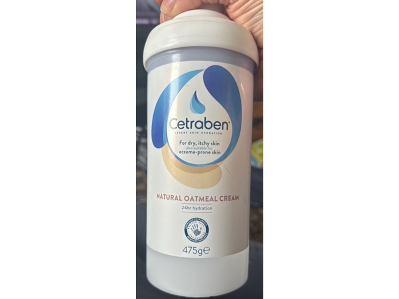 Cetraben Natural Oatmeal Cream, 475 g