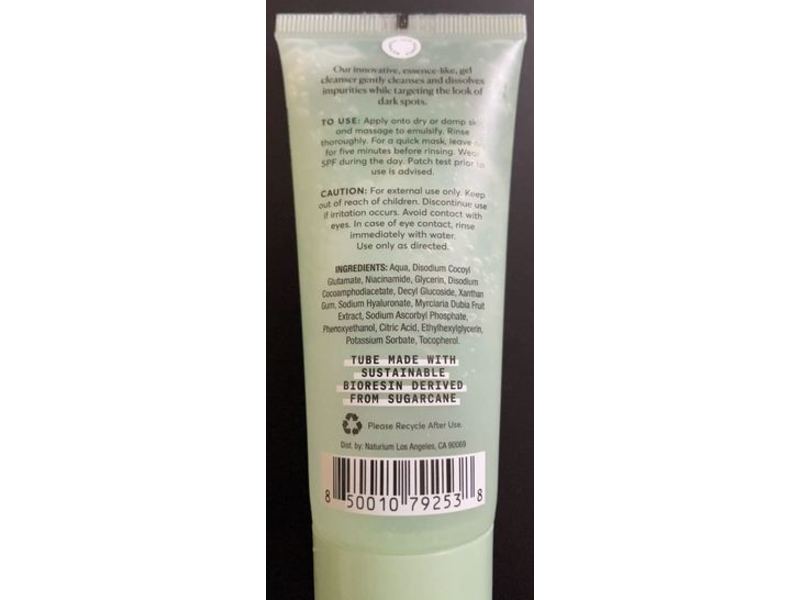 Naturium Niacinamide Cleanser Gel, 2 fl oz/59 mL