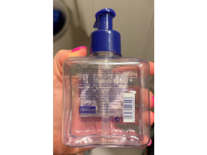 L'Occitane Cleansing Hand Wash, Lavande, 10.1 fl oz/300 mL