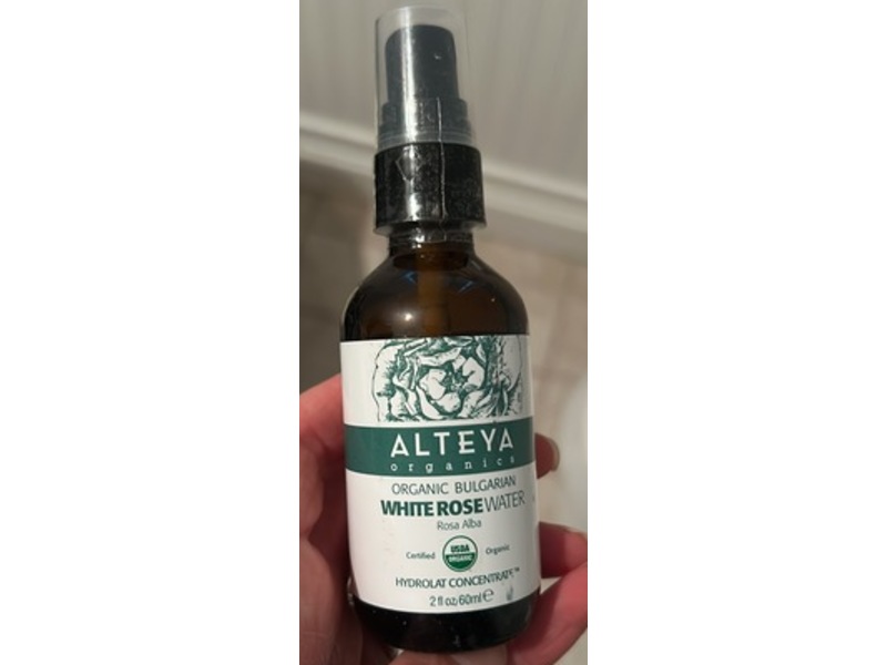Alteya Organics White Rose Water, 2 fl oz/60 mL