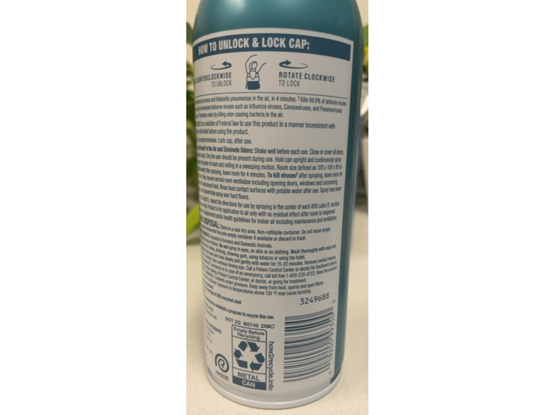 Lysol Air Sanitizer, Simple Fresh Scent, 10 oz/283 g