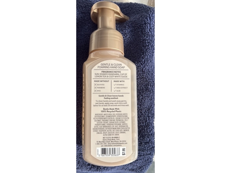 Bath & Body Works Gentle & Clean Foaming Hand Soap, The Perfect Weekend, 8.75 fl oz/ 259 mL