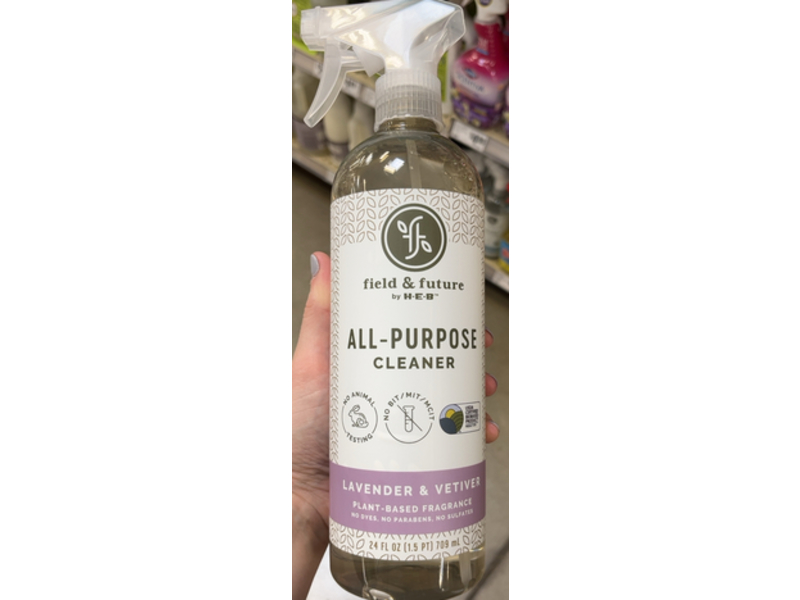 Field & Future All Purpose Cleaner, Lavender & Vetiver, 24 fl oz/709 mL