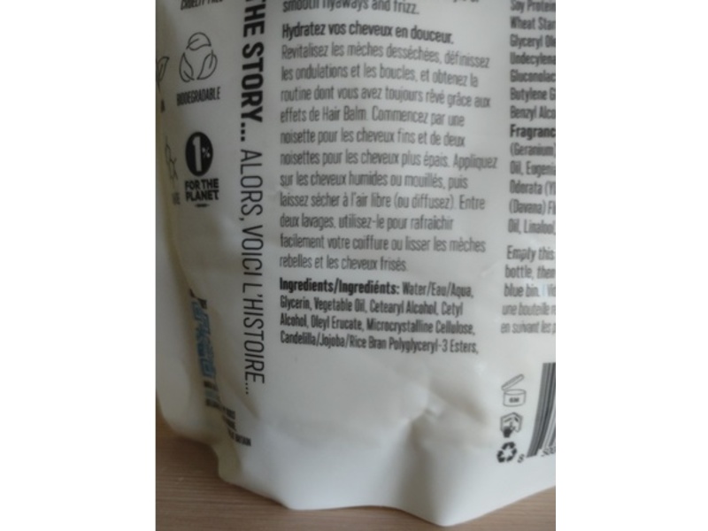 Hairstory Hair Balm Moisturising Air-Dry Lotion, 8 oz/236 mL