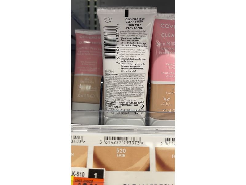 Covergirl Clean Fresh Skin Milk, Fair 520, 30 mL
