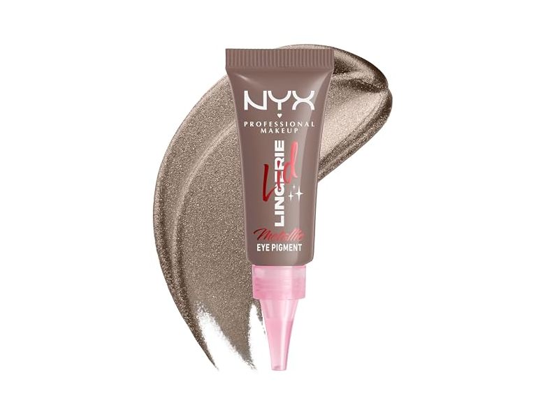 NYX Professional Makeup Lingerie Lid Lingerie Cream Eye Pigment, Granite Grind, 0.2 fl oz/6 mL