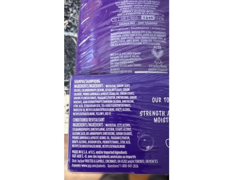 Aussie Shampoo & Conditioner Set, Apricot Oil, 26.2 fl oz/778 mL