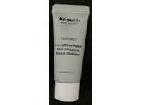 Knours Your Only 2-In-1 Oil-To-Foam Non-Stripping Facial Cleanser, 0.67 fl oz/20 mL - thumbnail 2