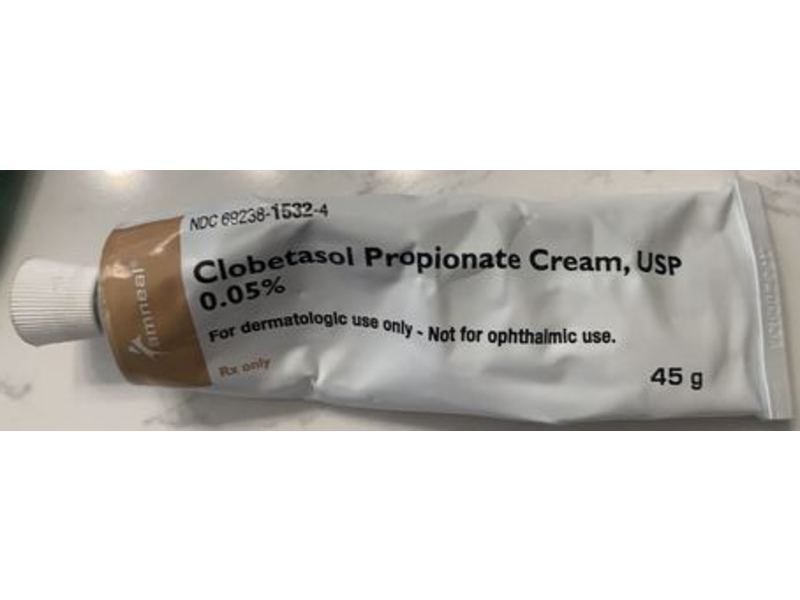 Clobetasol Propionate Cream USP 0.05%, 45 g, Amneal Pharmaceuticals LLC (RX)