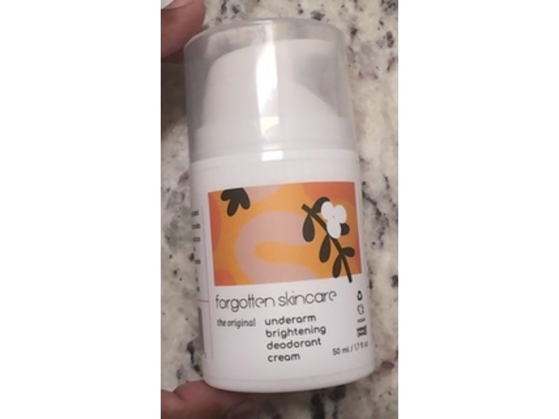 Forgotten Skincare Underarm Brightening Deodorant Cream, The Original, 1.7 fl oz/50 mL
