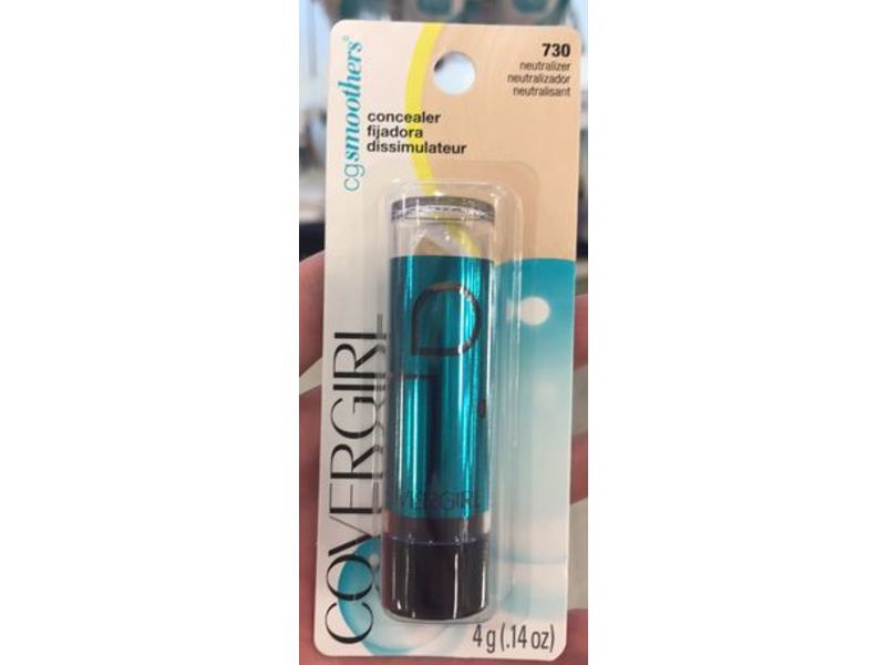 CoverGirl Smoothers Moisturizing Concealer Stick, 730 Neutralizer, 0.14 oz/4 g