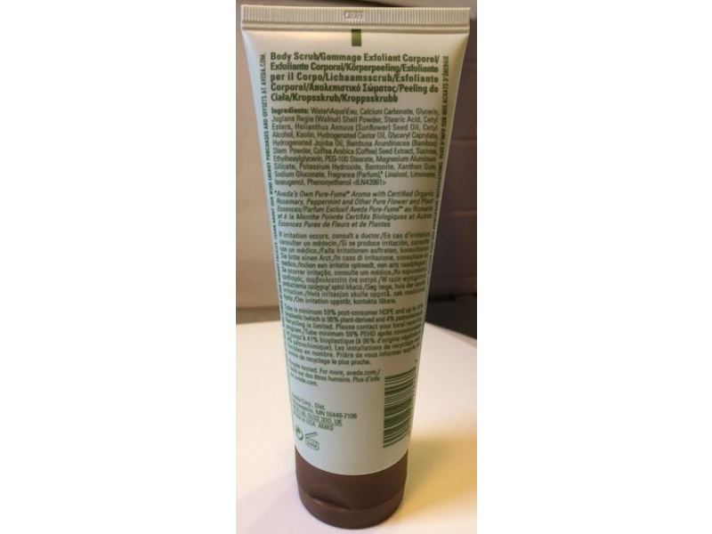 Aveda Body Polish, Rosemary Mint, 6.7 fl oz/200 mL