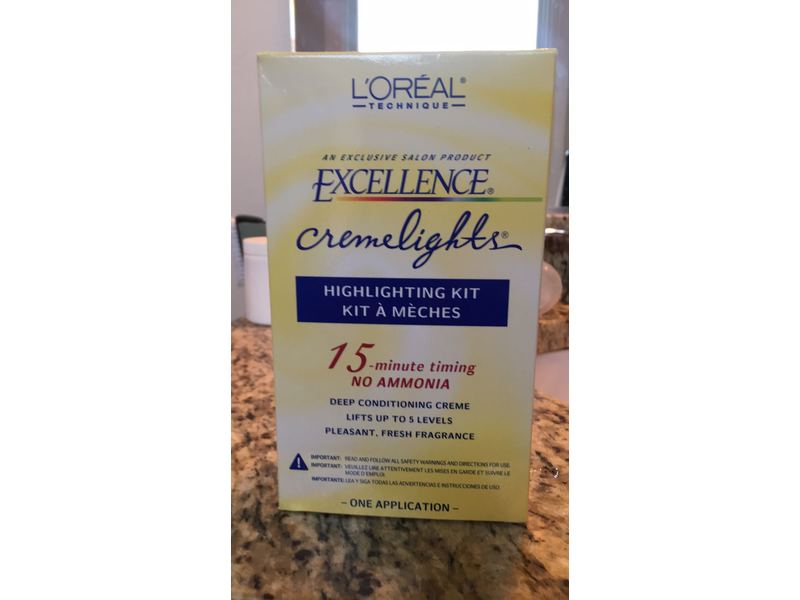 L'OREAL Salon Excellence Cremelights Hair Highlighting Level Lift Kit