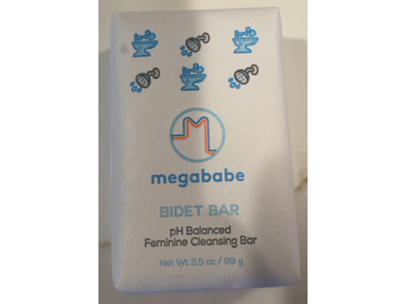 Megababe Bidet Bar Cleansing Bar, 3.5 oz/99 g