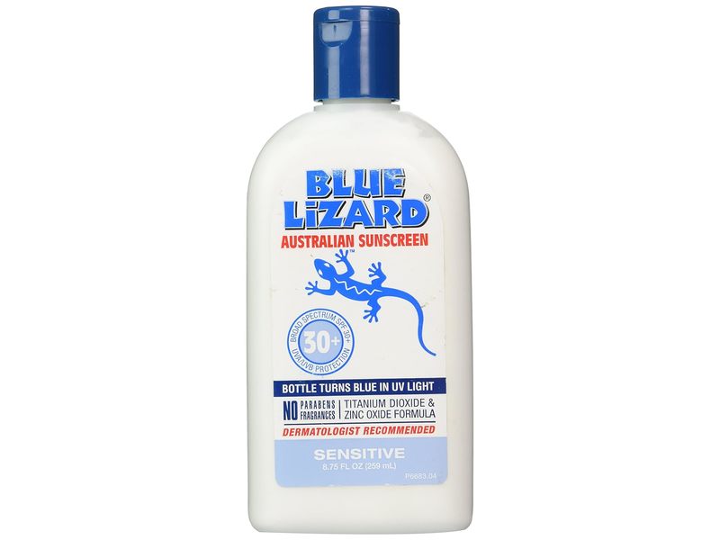 Blue Lizard Sensitive Sunscreen, SPF 30+, 8.75 fl oz/59 mL