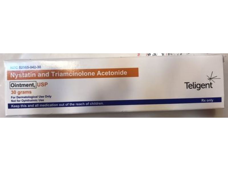Nystatin and Triamcinolone Acetonide Ointment, 30 g, Teligent (RX)
