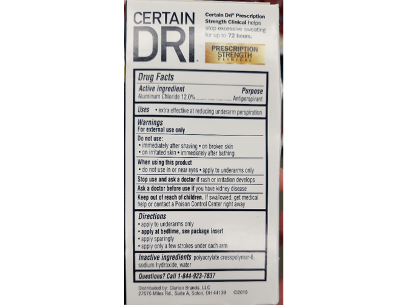 Ceratin Dri Roll-On Antiperspirant, 1.2 fl oz/35.5 mL