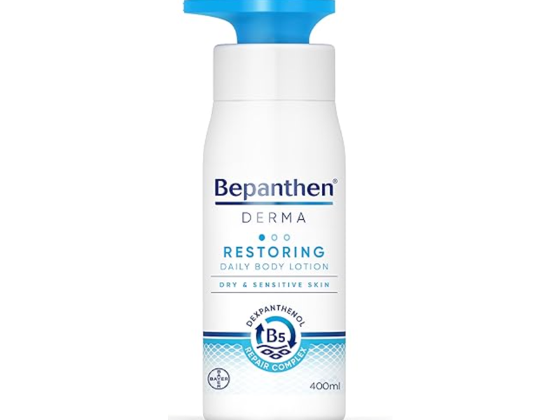 Bepanthen Derma Replenishing Daily Body Lotion, Dexpanthenol, 400 mL