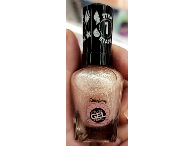 Sally Hansen Pearl Miracle Gel, Pink Sand, 0.50 fl oz/14.7 mL