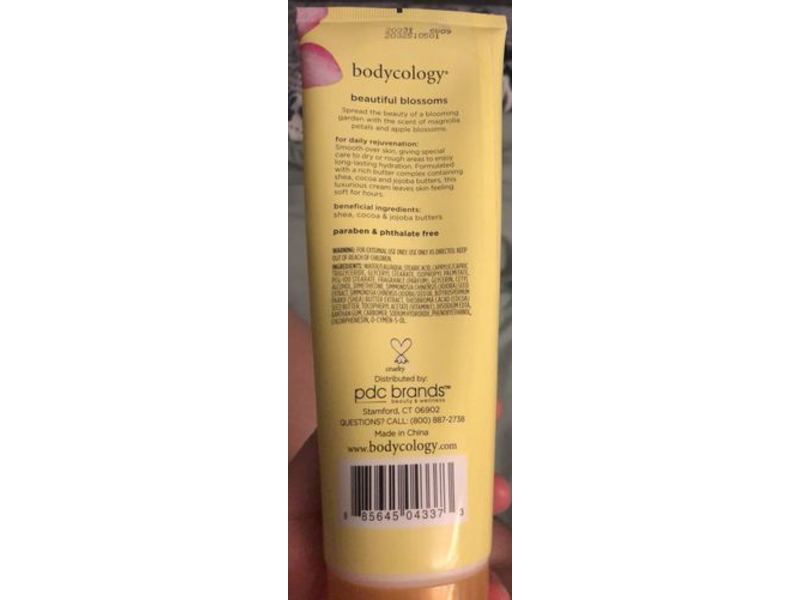 Bodycology Beautiful Blossoms Body Cream, 8 oz/227g