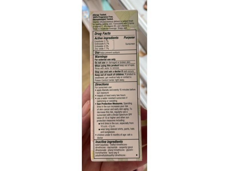 Clinique Even Better Clinical Vitamin Makeup, SPF 45, Medium Warm 1, 1 fl oz/30 mL