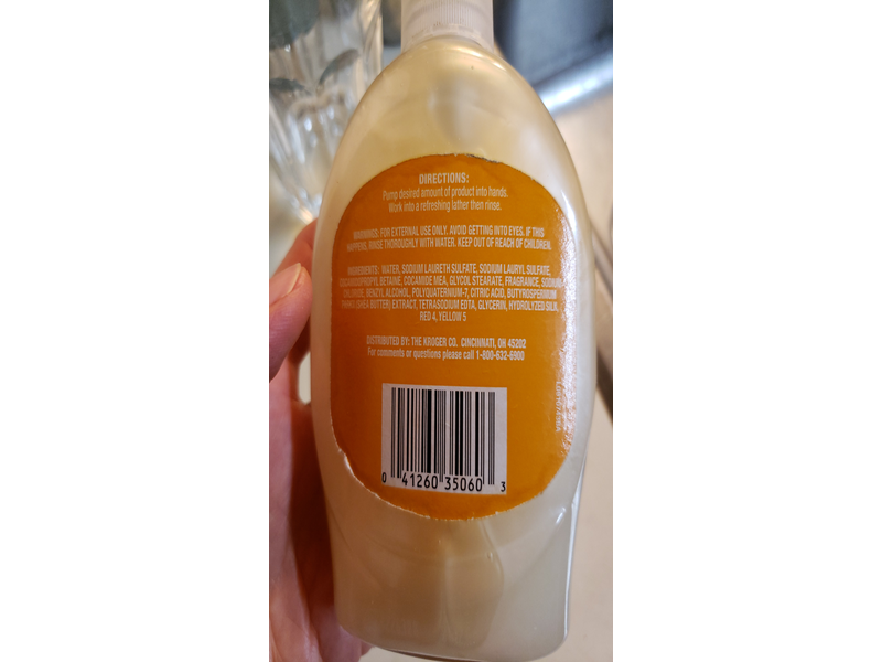 Kroger Hand Soap, Honey Citrus & Shea Butter, 7.5 fl oz/221 mL